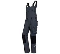 BP 1804-720-110-50s Peto con tirantes elásticos con clips de sujeción, 305,00 g/m², algodón reforzado, azul noche, 50s