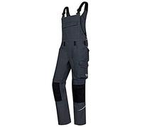 BP 1804-720-56-52s Peto con tirantes elásticos con clips de sujeción, algodón reforzado 305,00 g/m², antracita, 52s