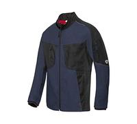 BP 1822-565-1432-41/43n - Chaqueta de trabajo para hombres, cuello alto forrado y cremallera frontal, 65% poliéster, 35% algodón, color azul nocturno, talla 41/43 N