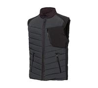 BP 1832-801-5632-3XLn - Chaleco térmico con forro acolchado térmico, 100% poliéster, color antracita/negro, talla 3XL