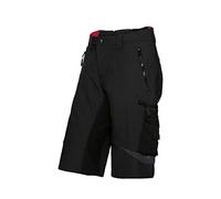 BP 1863-620-0032-47/48n - Pantalones Cortos elásticos para Hombre, Silueta Delgada con Cintura más Alta en la Espalda, 92% Poliamida, 8% Elastano, Color Negro, Talla 47/48N