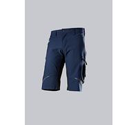 BP 1863-620-1432 Workwear - Pantalón corto de trabajo para hombre (poliamida y elastano, talla 54n), color azul oscuro y negro