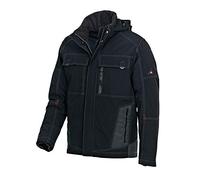 BP 1875-888-32-M Chaqueta de trabajo para Hombres Impermeable Totalmente acolchada con forro térmico acolchado 100% Poliamida, Negro, M