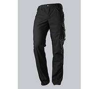 BP 1890-643-32-2XL - Chaqueta de aviador, totalmente acolchada con cuello alto y cremallera frontal, 280,00 g/m2, 100% poliamida, color negro, 2XL