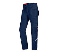 BP 1960-570-0110-34L mezcla de tela con pantalones de trabajo para hombres, silueta delgada con cintura superior en la espalda, 65% poliéster/35% algodón, azul noche, 34 L