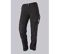 BP 1973-031-0009 - Pantalones de trabajo unisex, algodón y elastano, color negro, talla 31/34
