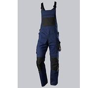 BP 1979-570-1432 Workwear - Pantalones de trabajo unisex (poliéster y algodón, talla 52L), color azul y negro