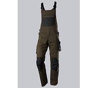 BP 1979-570-4832 Workwear - Pantalón de trabajo unisex (poliéster y algodón, talla 54s), color marrón y negro