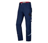BP 1980-570-110 Pantalones de trabajo estrechos - Silueta delgada - Material elástico - Espalda elástica - 65% poliéster, 35% algodón - Ajuste regular - Tamaño: 52n - Color: azul oscuro