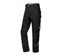 BP 1980-570-32 Pantalones de trabajo estrechos - Silueta delgada - Material elástico - Espalda elástica - Corte ergonómico - 65% poliéster, 35% algodón - Ajuste largo - Tamaño: 44L - Color: Negro