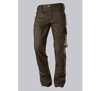 BP 1980-570-48 Workwear - Pantalón de trabajo para hombre (poliéster y algodón, talla 56), color marrón