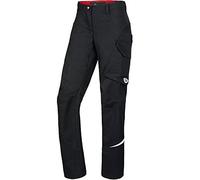 BP 1981-570-32 Pantalones de trabajo estrechos para mujer - Silueta delgada - Material elástico - Cintura elástica - 65% poliéster, 35% algodón - Ajuste regular - Talla: 40N - Color: Negro