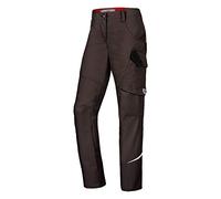 BP 1981-570-48 - Pantalones de Trabajo Estrechos para Mujer (Corte Ajustado, Material elástico, Cintura elástica, 65% poliéster, 35% algodón, Ajuste Normal, Talla: 36N), Color marrón