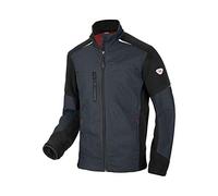 BP 1992-570-56 Chaqueta de trabajo híbrida - Cuello alto forrado - Mangas ergonómicas - Poliéster puro - Ajuste largo - Tamaño: 60/62 l - Color: antracita