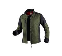 BP 1992-570-73 Chaqueta de trabajo híbrida - Cuello alto forrado - Mangas ergonómicas - Poliéster puro - Ajuste normal - Talla: 52/54n - Color: verde oliva/negro