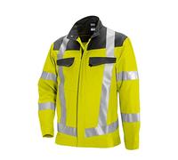 BP 2012 845 - Chaqueta de trabajo (50% algodón, 50% poliéster, talla 50N), color amarillo y gris oscuro