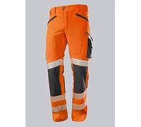 BP 2044-883-6556 Pantalones superelásticos para Hombre, 91% poliéster, 9% Elastano, Warnorange/Antracita, Corte Moderno, Talla 64N
