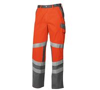 BP 2110 845 8553 - Pantalones de trabajo (talla 48), color gris oscuro y naranja