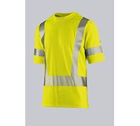 BP 2136-261-0066 Camiseta para ella y ella, 50% algodón/50% poliéster, amarillo advertencia, ajuste normal, talla 2XL
