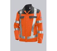 BP 2212-840-8553 BProtected - Chaqueta de trabajo para hombre (poliéster, modacrílico, viscosa, aramida y otras fibras, talla 56/58 L), color gris oscuro