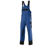 BP 2431-820-1332-62n - Peto elástico con sujetadores de clip, 320,00 g/m², azul real/negro, 62n