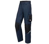BP 2436-581-1432-41/42n Silueta elegante para hombre con cintura alta en la espalda, 35% aramida/30% modacrílico/25% algodón/9% poliamida/1% otras fibras, azul noche/negro, talla 41/42N