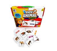 BP-30 en 1 Aprende Inglés Animales Puzzle, Color para niños, único (2052A)