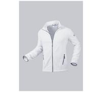 BP 1694-641-21-3XL - Chaqueta de forro polar para hombre, cuello alto y brazo, 275,00 g/m², 100% poliéster, blanco, 3XL