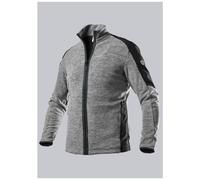 BP 1829-040-0213-Mn Chaqueta de forro polar para hombres, 100% poliéster, color blanco, talla M