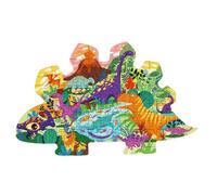 BP-El Valle de los Dinosaruios 108 Piezas Dinosaurios Puzzle, Color para ninños (1001)