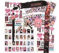 BP Gifts - Juego de 32 tarjetas BP Lomo, 12 hojas de pegatinas, 1 soporte para teléfono móvil, 1 cordón, 1 llavero, 1 bolígrafo, 2 tatuajes