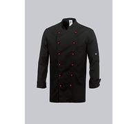 BP Gourmet 1503 - Chaqueta de cocinero, color negro, talla 44-68.
