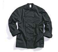 BP Gourmet 1503 - Chaqueta de cocinero, color negro, talla 44-68.
