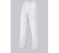 BP Med Trousers 1359-130-21 - Pantalón para hombre con pliegues en la cintura, algodón puro, ajuste regular, talla: 60n, color: blanco