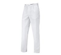 BP Med Trousers 1359-558-21 - Pantalón para hombre con pliegues en la cintura, 65% poliéster, 35% algodón, ajuste delgado, talla: 56s, color: blanco