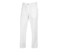 BP Med Trousers 1368-686-21 - Pantalón para Hombre (Tejido Mixto con elástico, 48% algodón, 48% poliéster, 4% elastolefina, Ajuste Normal, Talla: 64N), Color Blanco