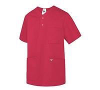 BP Med Tunics 1741-853-188 - Casaca para él y ella (manga 1/2, cuello en V, 50% poliéster, 50% lyocell, ajuste estándar, talla: 3XL, color: coral)