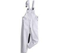 BP Workwear Basic 1413-060-21 - Peto con cintura ajustable, cierres de clip de plástico, algodón puro, ajuste normal, talla: 56, color: blanco