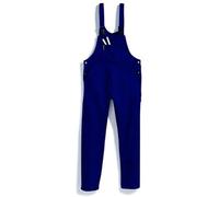 BP Workwear Basic 1482-060-10 - Peto con tirantes de tela y goma (bolsillos para rodilleras, algodón puro, ajuste ajustado, talla: 25), color azul oscuro