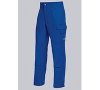 BP1486-060-13-37/38s - Pantalones de trabajo con parte trasera elástica de algodón puro, 300,00 g/m2, color azul real 54