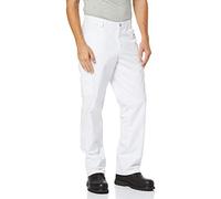 BP1641-558-21-Ln - Pantalones vaqueros unisex con varios bolsillos, 245,00 g/m2, mezcla de tela, color blanco