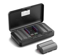 BP511 - Juego de cargador multifuncional para cámara (2500 mA) (incluye dos baterías) compatible con Canon EOS 50D 40D 30D 20D 10D 1D 5D D30 D60 PowerShot G6 G5 G3 G2 G1 Pro 90 ZR10 20 30 cámaras