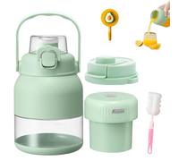 Bpa-Free Electric Citrus Juicer 17 Oz, Fresh Juice Blender with Straw, Two Lids, Portable Blender for Smoothies, Shakes,Food Prep & Frozen Blending (1pcs)