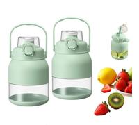 BPA-Free Electric Citrus Juicer 17 oz, Fresh Juice Smoothie Blenders with Straw and Lids for Shakes and Smoothies, Multifunctional Large Capacity Suitable for Home, Travel (2pcs)