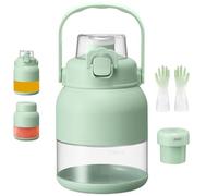 BPA-Free Electric Citrus Juicer 17 oz, Rechargeable Geoet Electric Juicers for Citrus, Fresh Juice Portable Blender with Straw and Two Lids, Large Capacity for Food Prep, Home & Travel (1Pcs)
