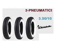 BPA - Neumáticos llantas para Piaggio Vespa PX 125 - 150 - 200 - Banda blanca 3.50.10