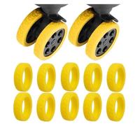 BPABDEITR 10 Uds. Cubiertas De Ruedas De Silicona for Ruedas De Maleta Y Silla