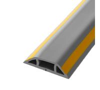 BPABDEITR 2 Piezas De Canal Ocultador Cables PVC 1 Metro Largo | Canaleta ocultadora de cables de varios tamaños multicolor(Yellow-gray,5#)