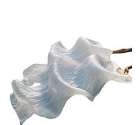 BPABDEITR Abanicos de Seda y bambú for Danza del Vientre, Paquete de 2, Multicolor, Varios tamaños(12,150x90cm)