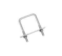 BPABDEITR Abrazadera de perno en U cuadrada de acero inoxidable 304 con deflector M6 M8 M10(2set M6x31x50)